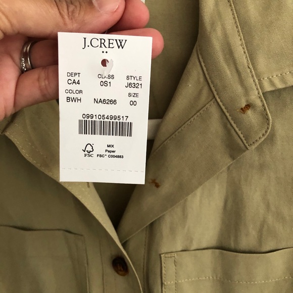 NWT Jcrew Factory Shirtdress - Picture 3 of 3